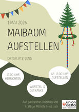 Maibaum aufstellen 202605 Union Geng
